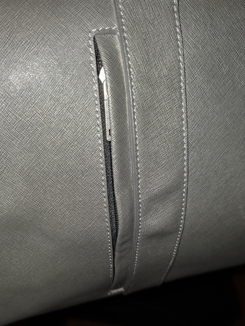Jack Spade Saffiano Leather Weekender Bag - Picture 12 of 16